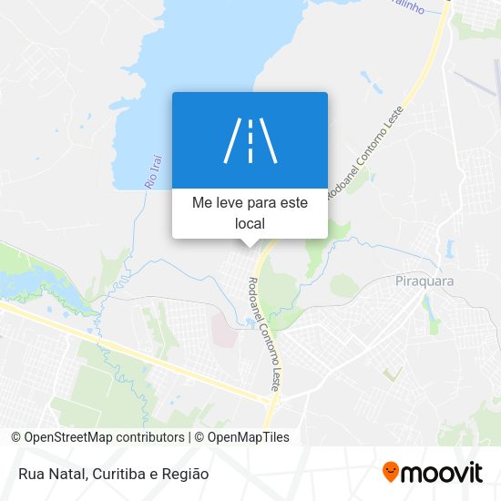 Rua Natal mapa
