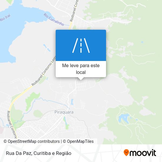 Rua Da Paz mapa