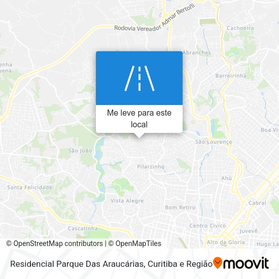 Residencial Parque Das Araucárias mapa