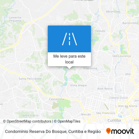 Condomínio Reserva Do Bosque mapa