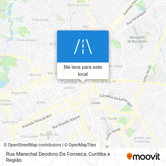 Rua Marechal Deodoro Da Fonseca mapa