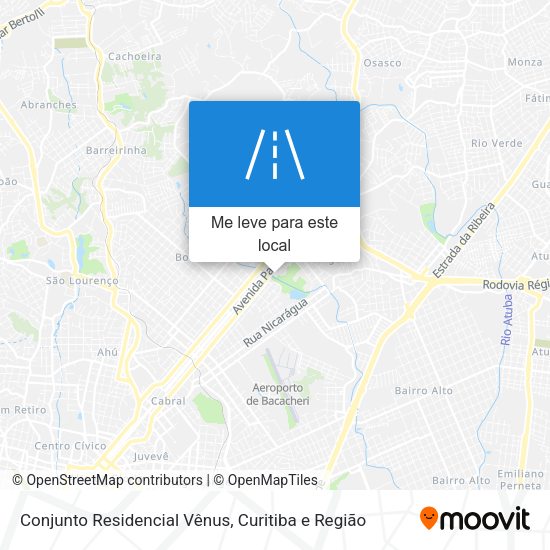 Conjunto Residencial Vênus mapa