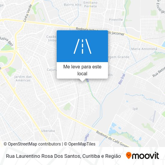 Rua Laurentino Rosa Dos Santos mapa