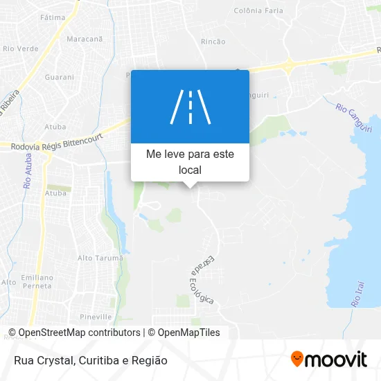 Rua Crystal mapa
