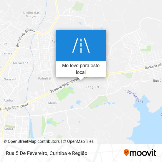 Rua 5 De Fevereiro mapa