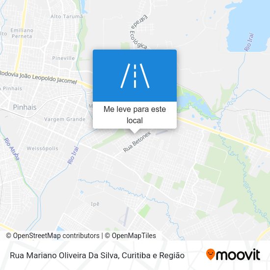 Rua Mariano Oliveira Da Silva mapa