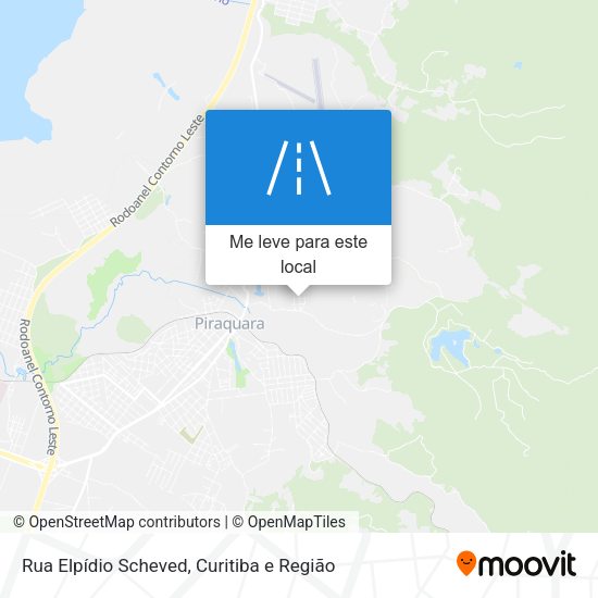 Rua Elpídio Scheved mapa