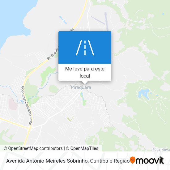 Avenida Antônio Meireles Sobrinho mapa