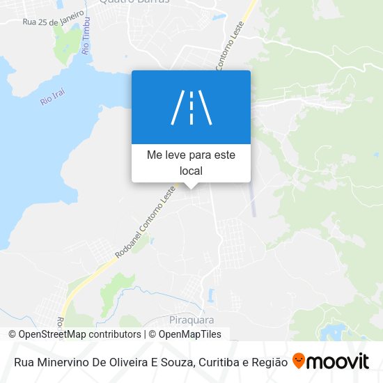 Rua Minervino De Oliveira E Souza mapa