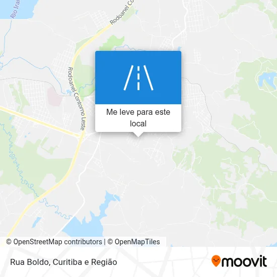 Rua Boldo mapa