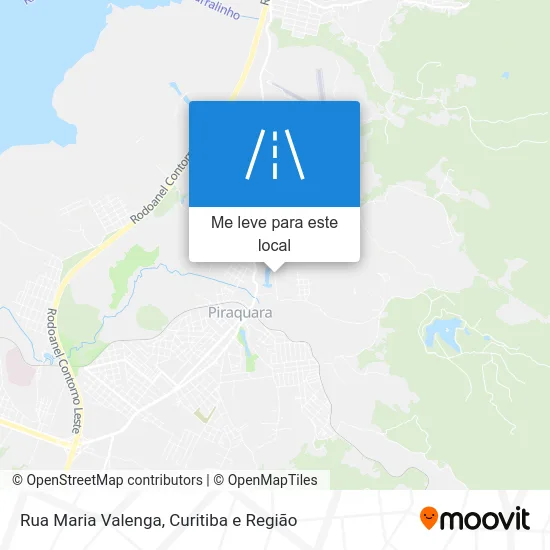 Rua Maria Valenga mapa