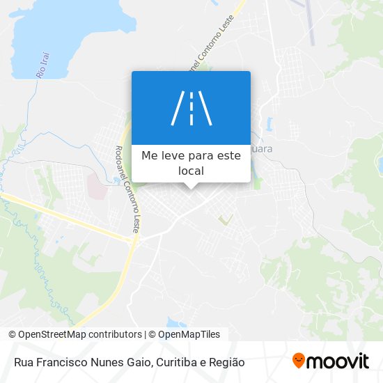 Rua Francisco Nunes Gaio mapa