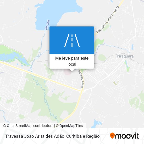 Travessa João Aristides Adão mapa