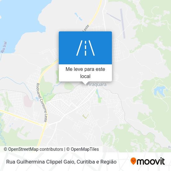 Rua Guilhermina Clippel Gaio mapa