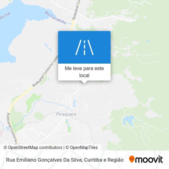 Rua Emiliano Gonçalves Da Silva mapa
