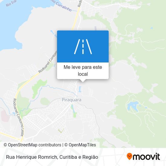 Rua Henrique Romrich mapa