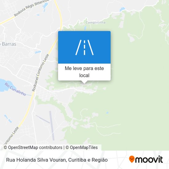 Rua Holanda Silva Vouran mapa