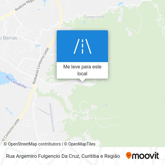 Rua Argemiro Fulgencio Da Cruz mapa