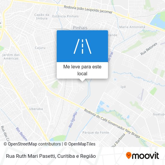 Rua Ruth Mari Pasetti mapa