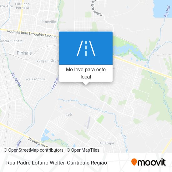 Rua Padre Lotario Welter mapa