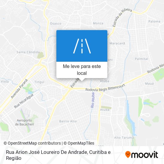 Rua Arion José Loureiro De Andrade mapa