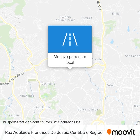 Rua Adelaide Francisca De Jesus mapa