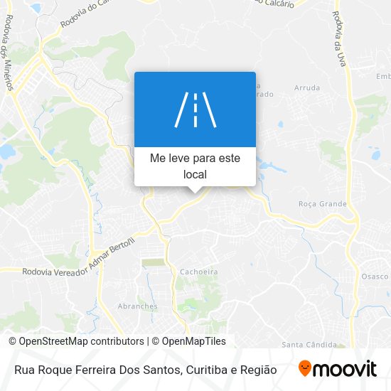 Rua Roque Ferreira Dos Santos mapa