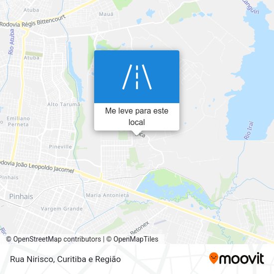 Rua Nirisco mapa