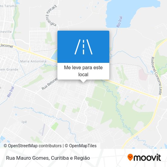 Rua Mauro Gomes mapa