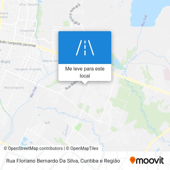 Rua Floriano Bernardo Da Silva mapa