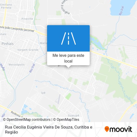 Rua Cecília Eugênia Vieira De Souza mapa