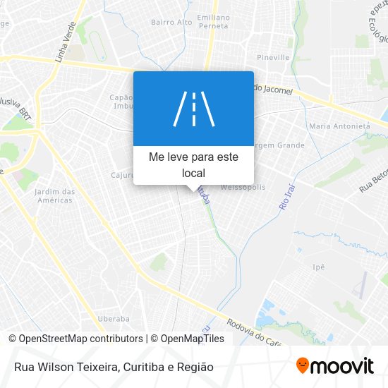 Rua Wilson Teixeira mapa