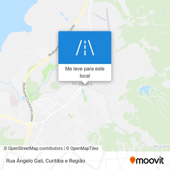 Rua Ângelo Gali mapa