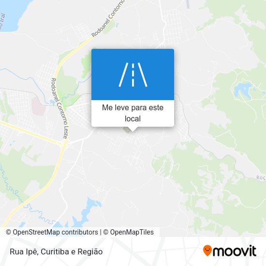 Rua Ipê mapa