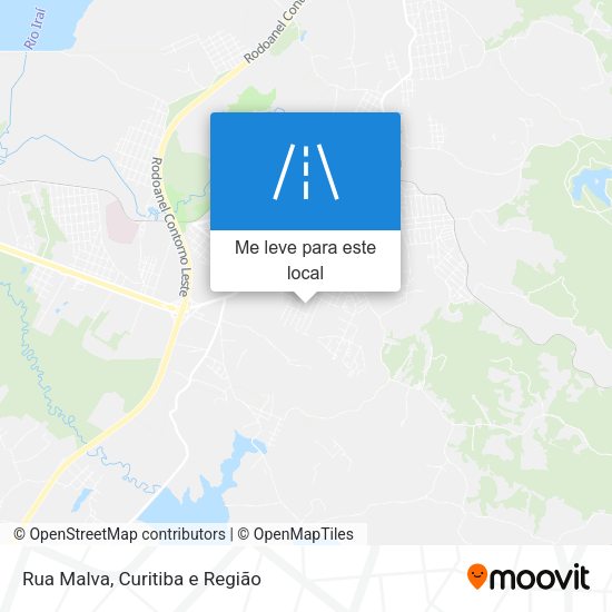 Rua Malva mapa