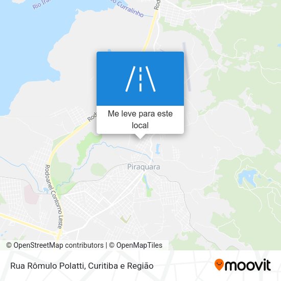 Rua Rômulo Polatti mapa