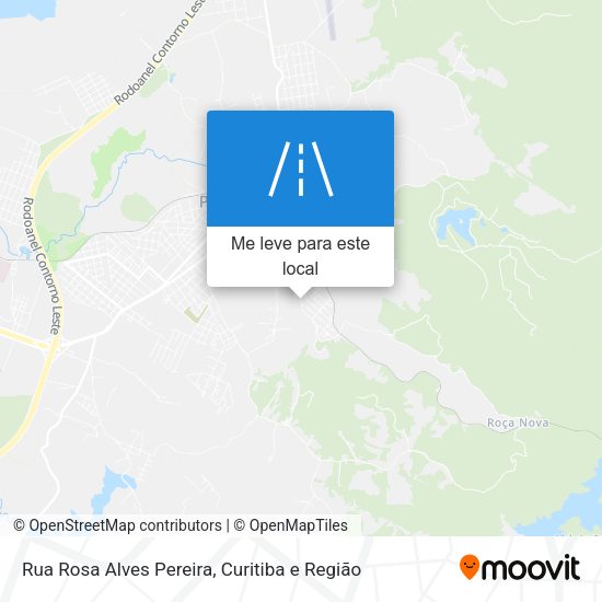 Rua Rosa Alves Pereira mapa