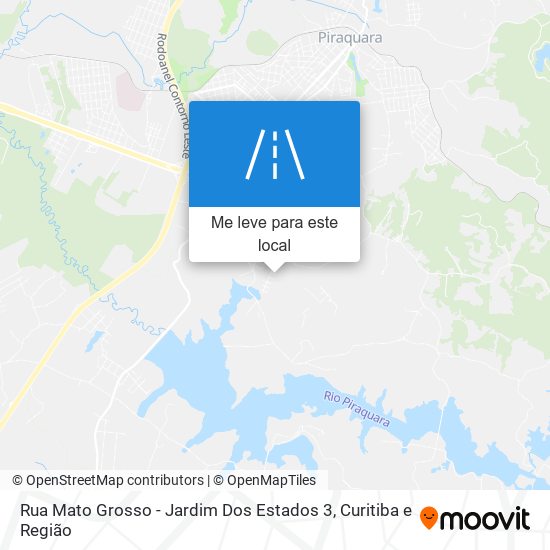 Rua Mato Grosso - Jardim Dos Estados 3 mapa