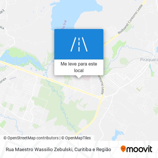 Rua Maestro Wassilio Zebulski mapa