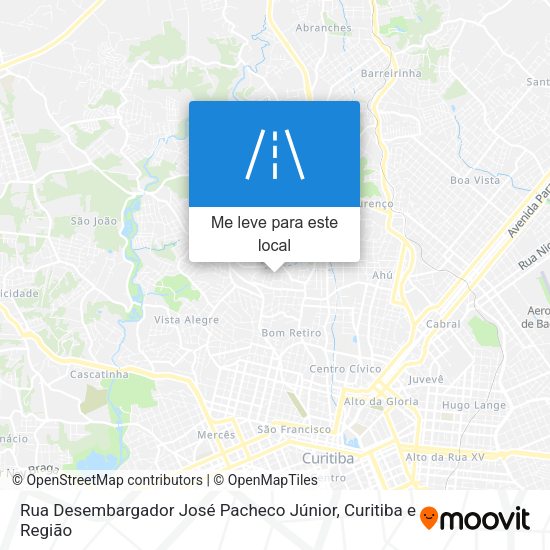 Rua Desembargador José Pacheco Júnior mapa