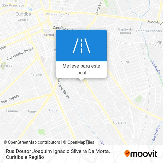 Rua Doutor Joaquim Ignácio Silveira Da Motta mapa