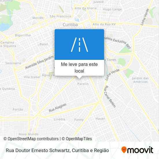 Rua Doutor Ernesto Schwartz mapa