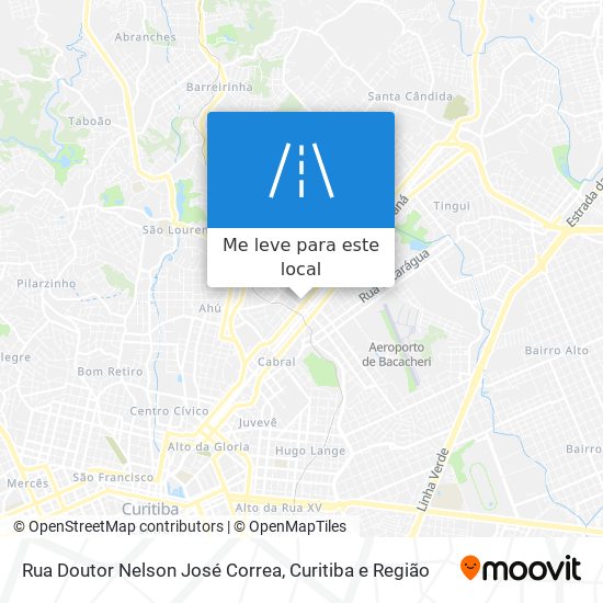 Rua Doutor Nelson José Correa mapa