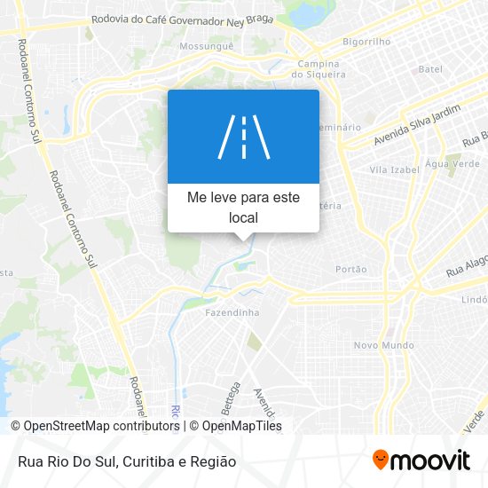 Rua Rio Do Sul mapa