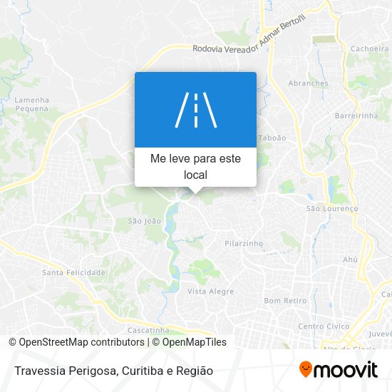 Travessia Perigosa mapa