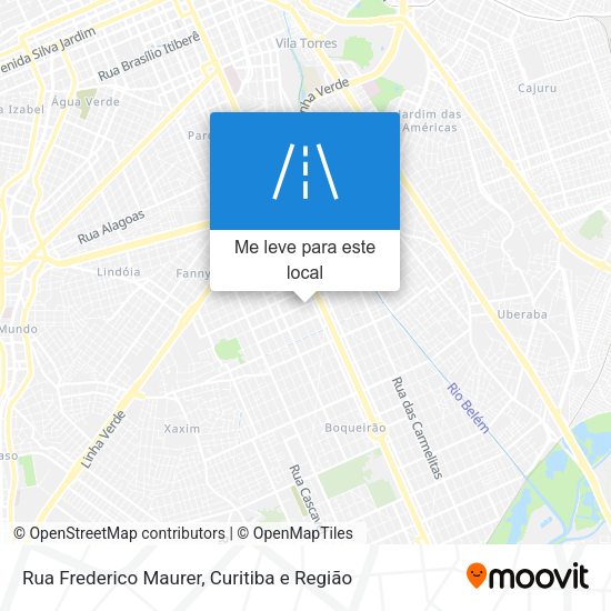 Rua Frederico Maurer mapa