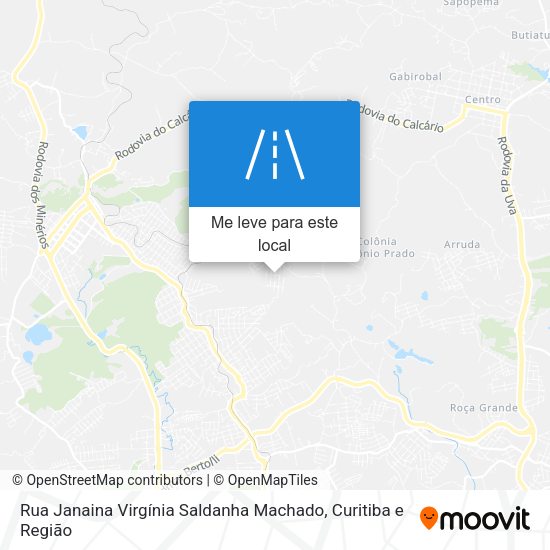Rua Janaina Virgínia Saldanha Machado mapa