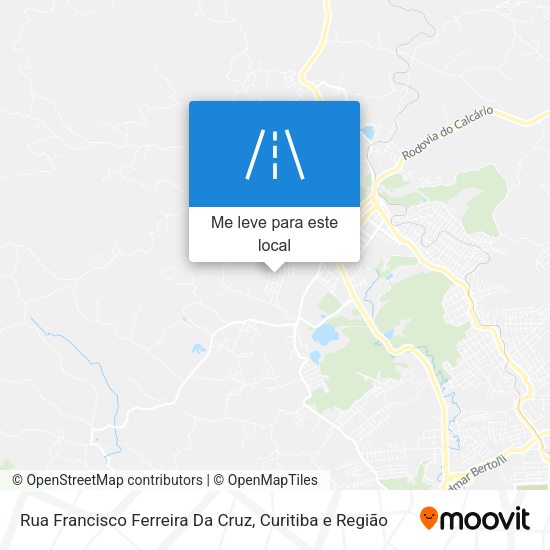 Rua Francisco Ferreira Da Cruz mapa