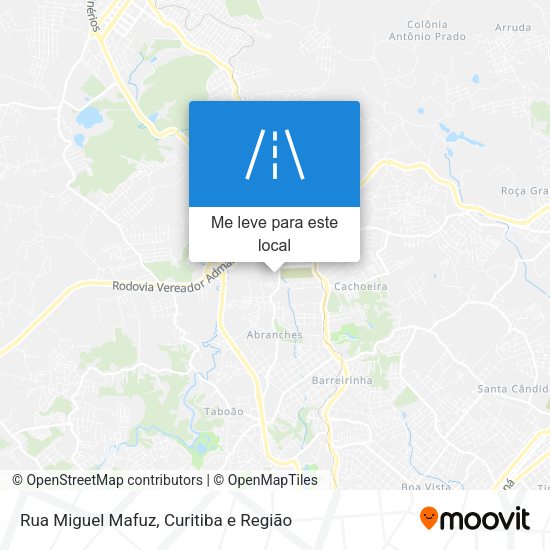 Rua Miguel Mafuz mapa