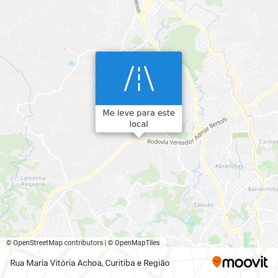 Rua Maria Vitória Achoa mapa